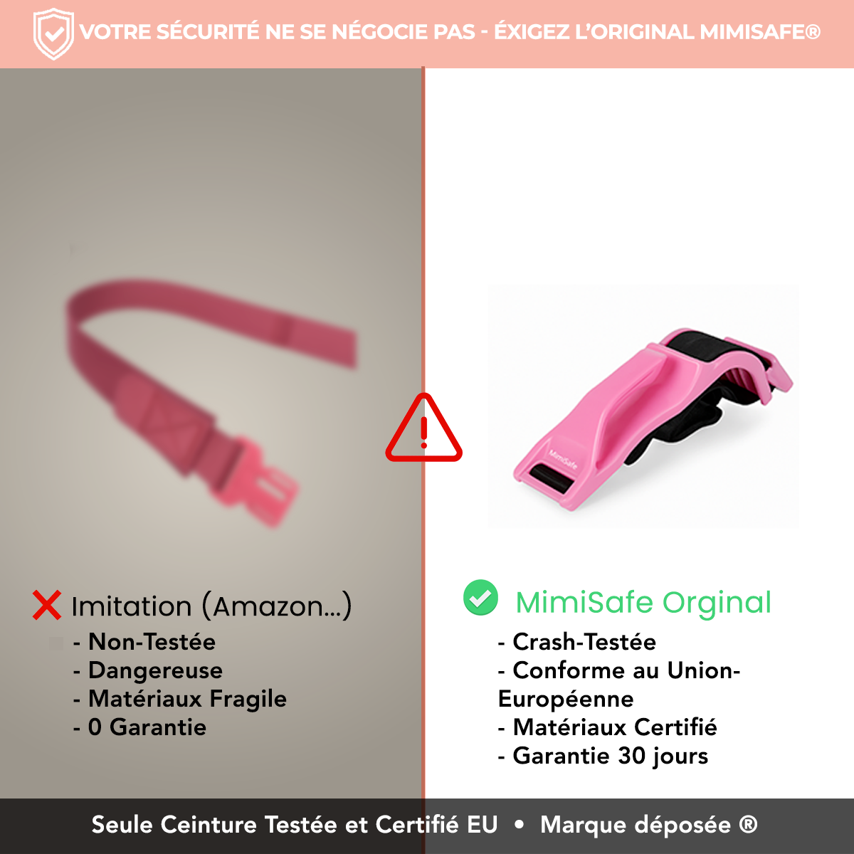 Ceinture de Sécurité et Antichoc Femme Enceinte